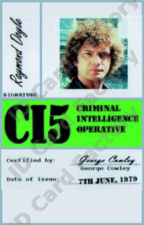Doyle | The Professionals CI5 Criminal Intelligence ID Card | ID Card Factory