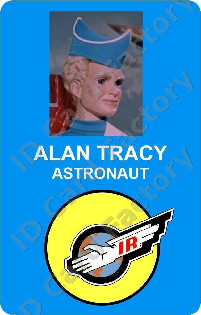 Alan Tracy | Thunderbirds International Rescue ID Card | ID Card Factory