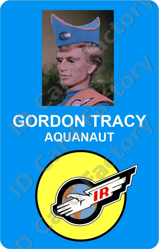 Gordon Tracy | Thunderbirds International Rescue ID Card | ID Card Factory