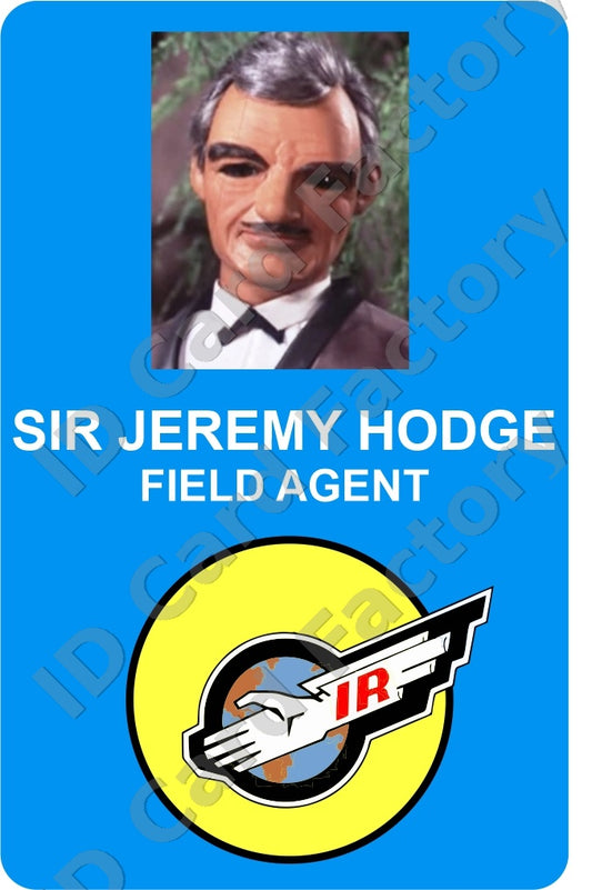 Jeremy Hodge | Thunderbirds International Rescue ID Card | ID Card Factory