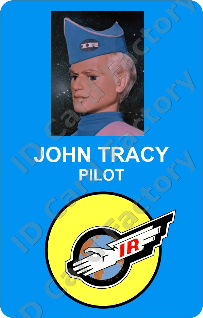 John Tracy | Thunderbirds International Rescue ID Card | ID Card Factory