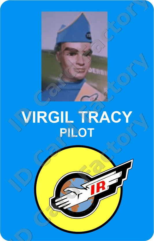 Virgil Tracy | Thunderbirds International Rescue ID Card | ID Card Factory