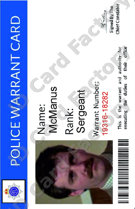 McManus | An American Werewolf in London ID Card | ID Card Factory