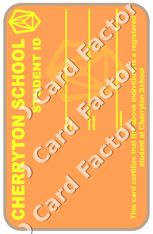 Cherryton School Student ID | Beastars Personalised | ID Card Factory