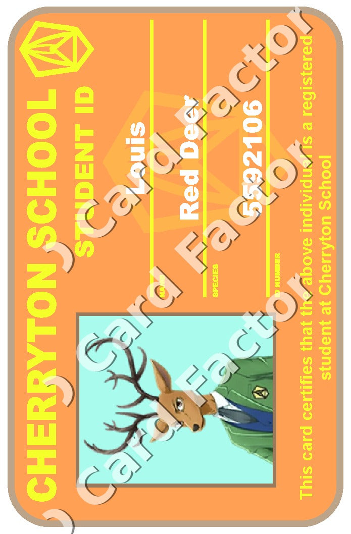 Louis | Beastars Cherryton Student ID | ID Card Factory