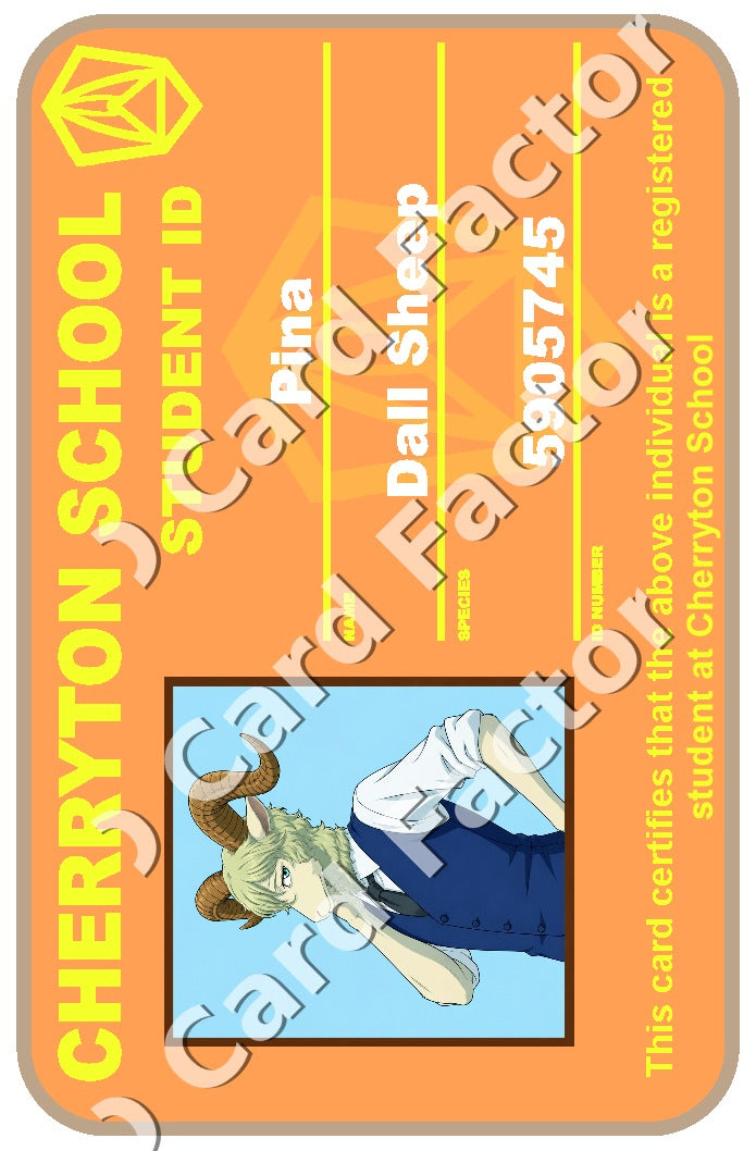 Pina | Beastars Cherryton Student ID | ID Card Factory