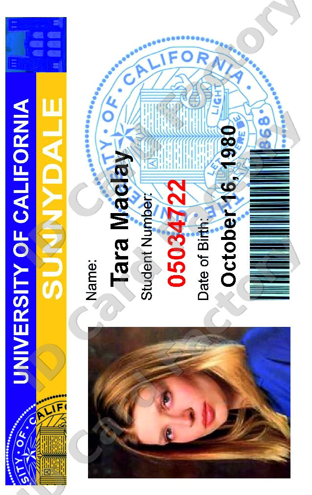 Tara Maclay | Buffy the Vampire Slayer UC Sunnydale Student ID Card | ID Card Factory