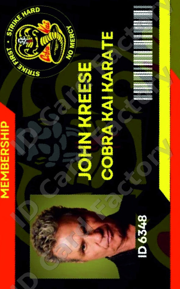 John Kreese | Cobra Kai ID Card | ID Card Factory