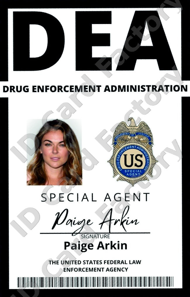 Paige Arkin | Breaking Bad DEA ID Card | ID Card Factory