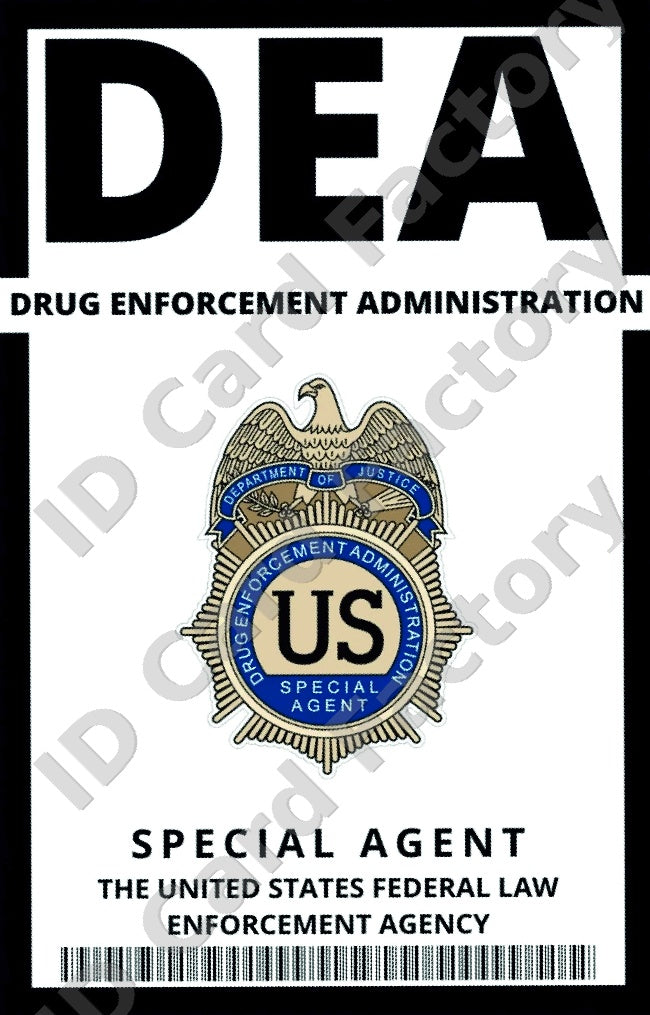 DEA Special Agent ID Card | | ID Card Factory