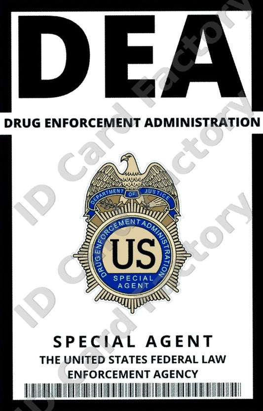DEA Special Agent ID Card | | ID Card Factory