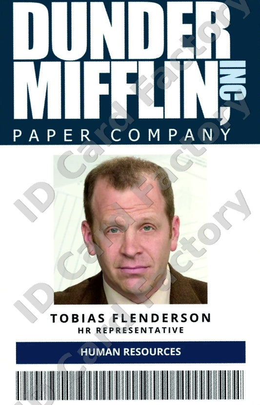 Toby Flenderson | The Office Dunder Mifflin ID Card | ID Card Factory