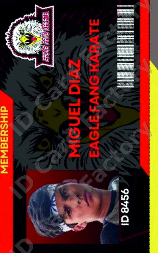 Miguel Diaz | Eagle Fang Karate ID Card | ID Card Factory