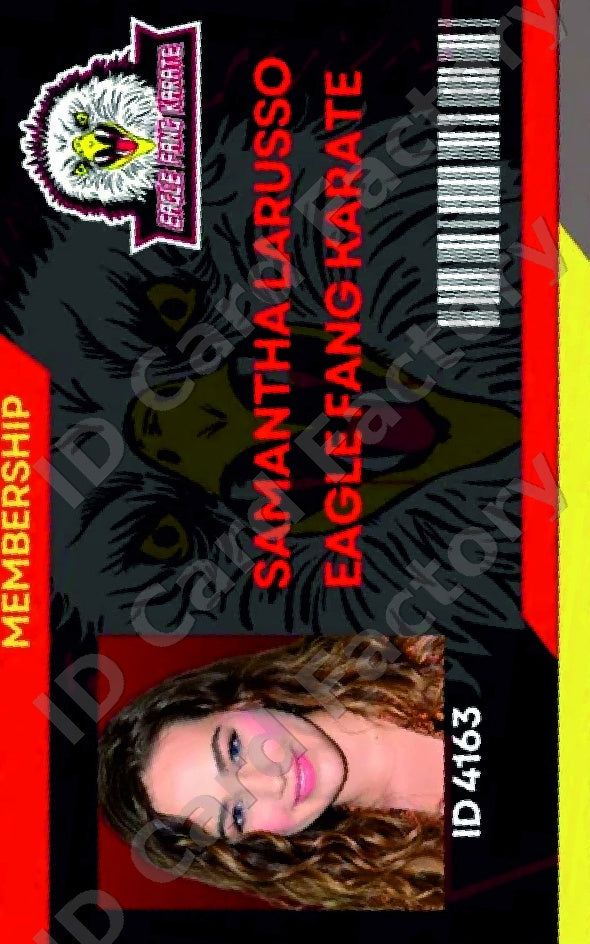 Samantha LaRusso | Eagle Fang Karate ID Card | ID Card Factory