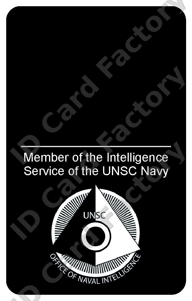 Halo ONI Office of Naval Intelligence ID Card | Personalised | ID Card Factory