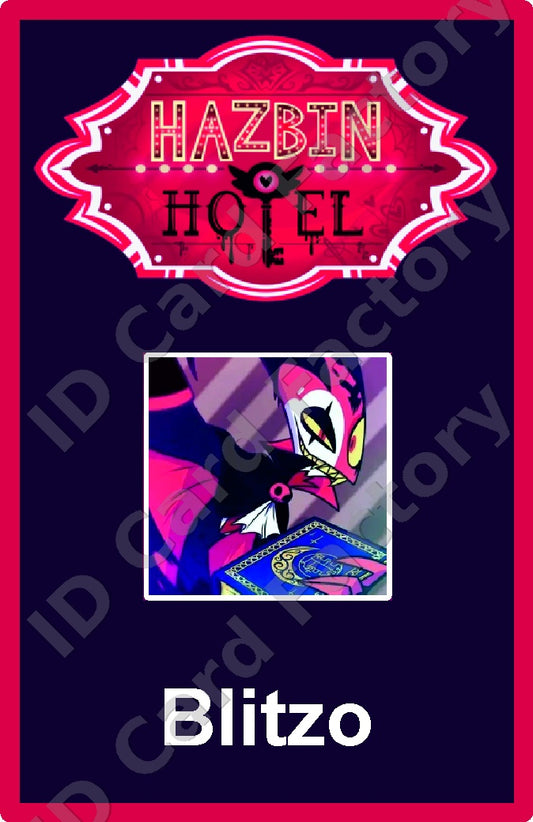 Blitzo | Hazbin Hotel ID Card | ID Card Factory