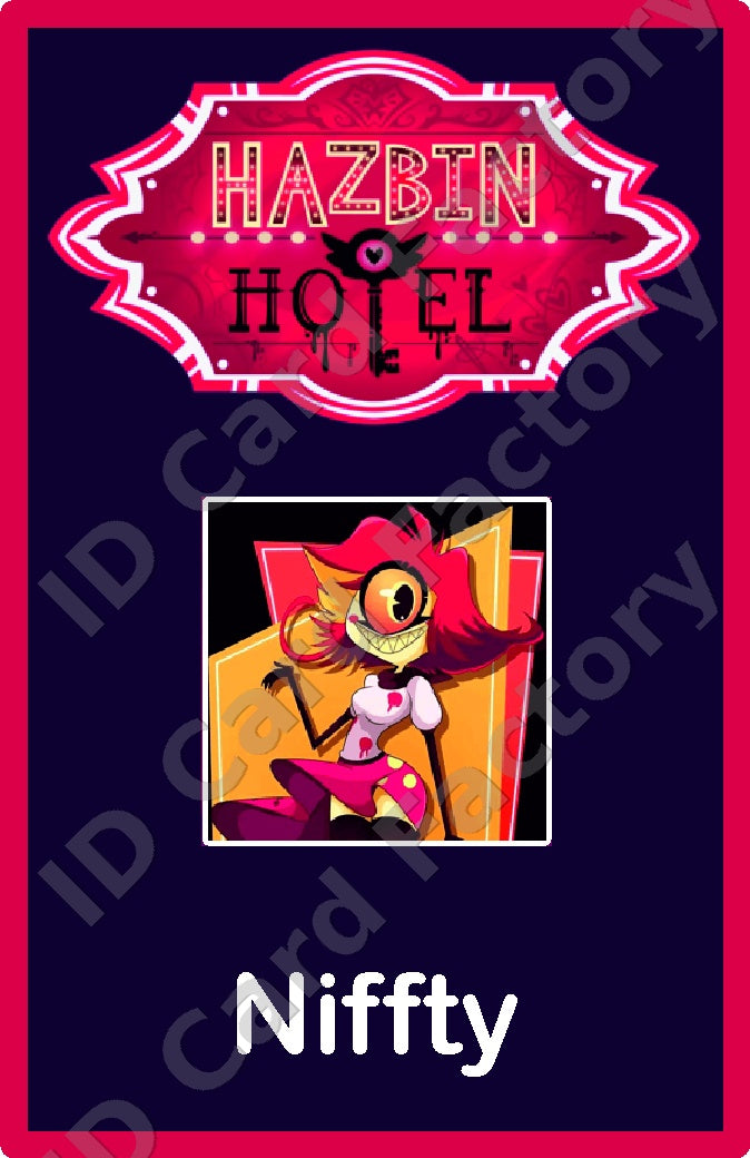 Niffty | Hazbin Hotel ID Card | ID Card Factory