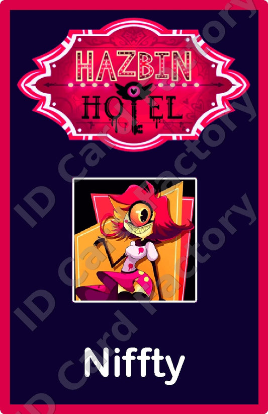 Niffty | Hazbin Hotel ID Card | ID Card Factory