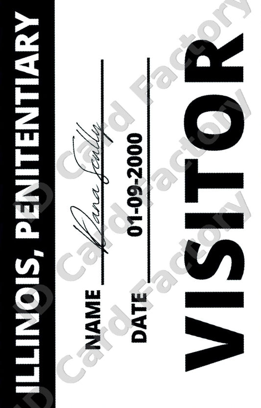 Illinois Penitentiary Visitor Pass | | ID Card Factory