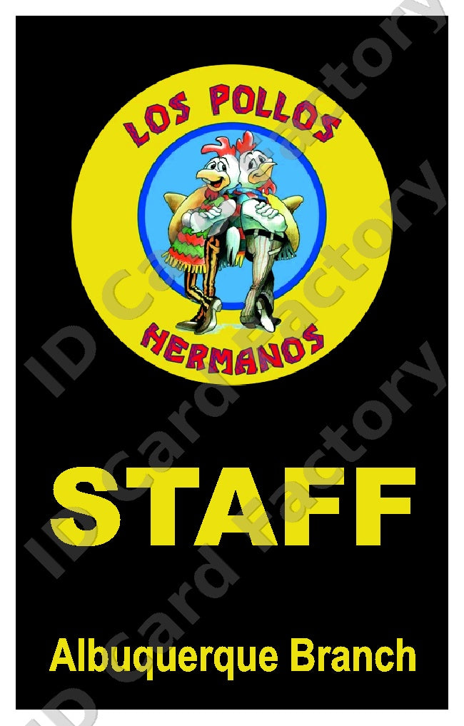 Los Pollos Hermanos Staff ID Card | ID Card Factory