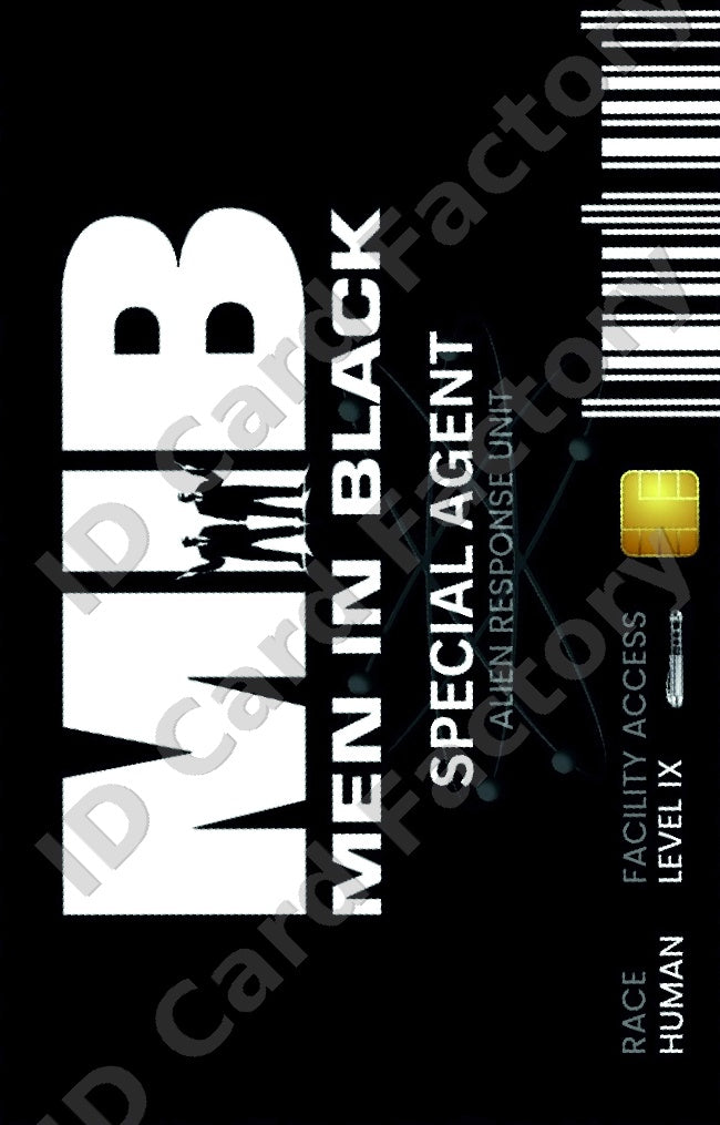 Men in Black Special Agent ID | Alt Design | | ID Card Factory
