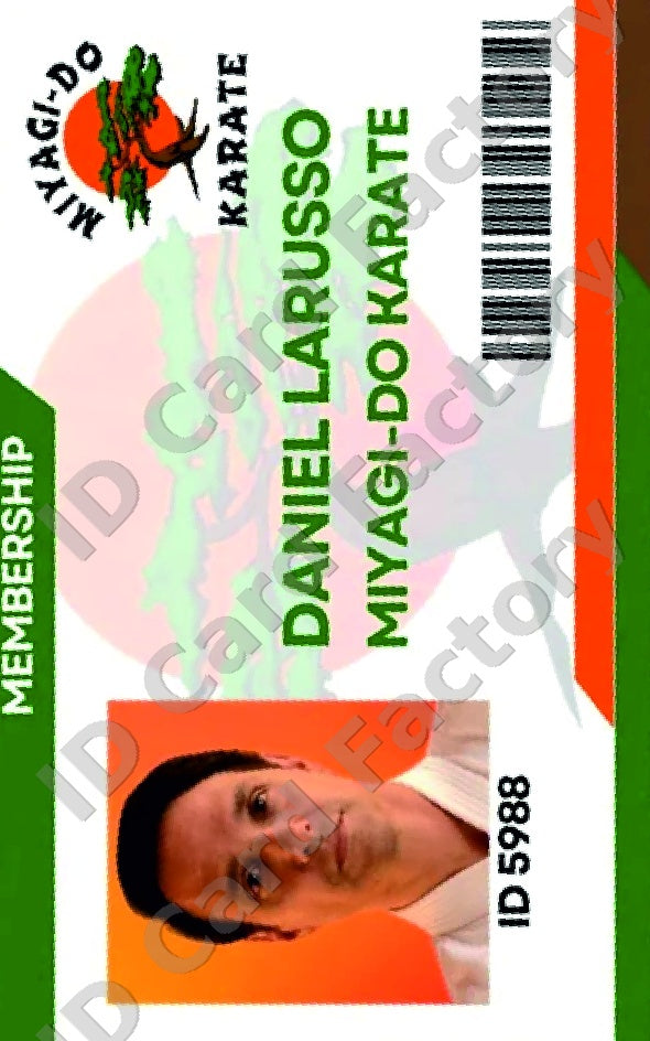 Daniel LaRusso | Miyagi-Do Karate ID Card | ID Card Factory