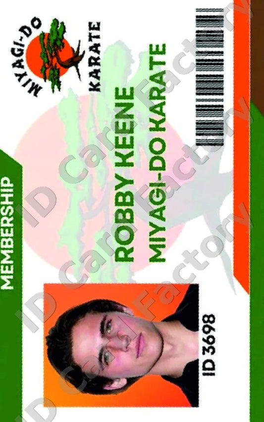 Robby Keene | Miyagi-Do Karate ID Card | ID Card Factory