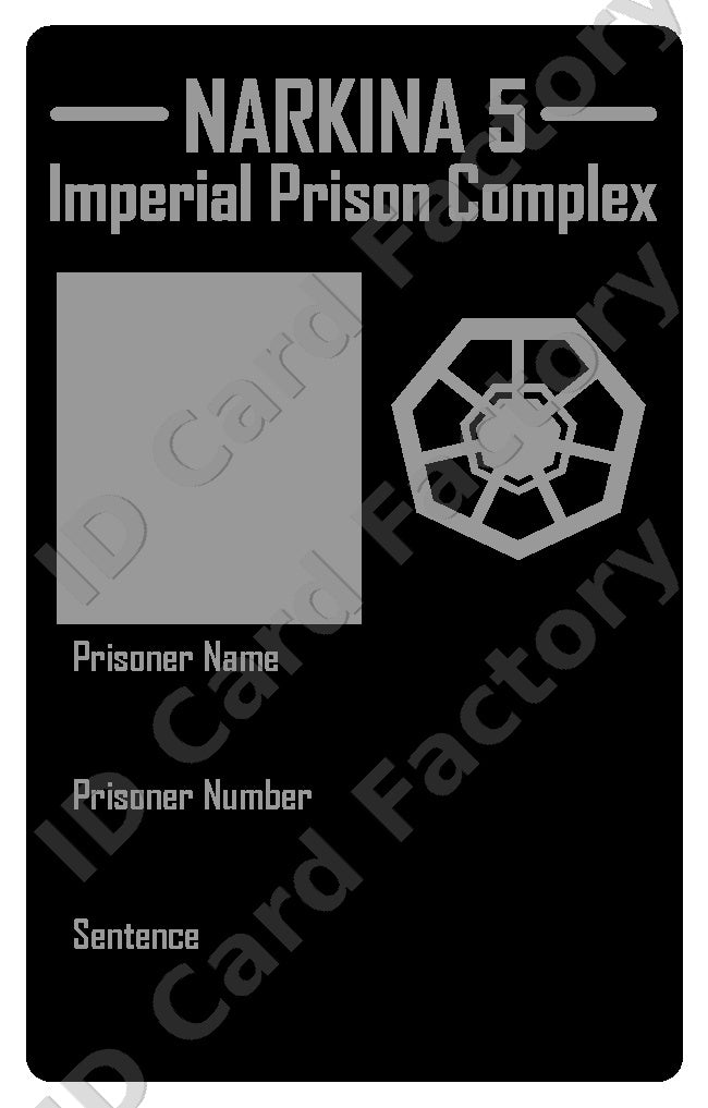 Narkina 5 Prison Pass | Star Wars Andor | Personalised | ID Card Factory