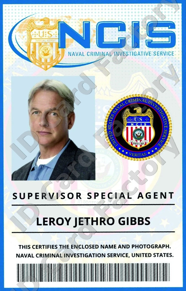 Leroy Jethro Gibbs | NCIS ID Card | ID Card Factory