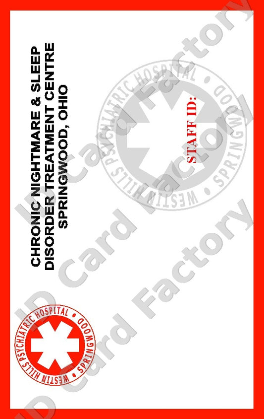 A Nightmare on Elm Street Westin Hills Staff ID Card | Personalised | ID Card Factory