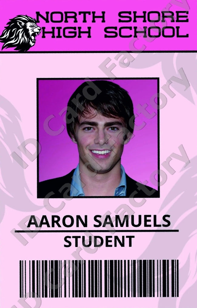 Aaron Samuels | Mean Girls North Shore High School ID Card | ID Card Factory
