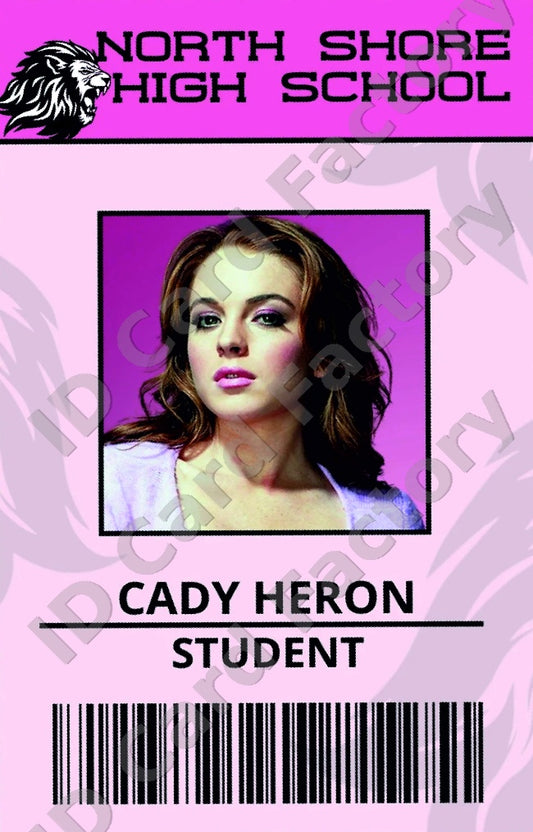 Cady Heron | Mean Girls North Shore High School ID Card | ID Card Factory