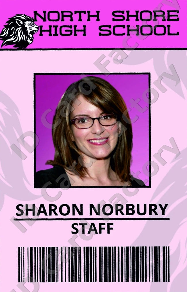 Ms Norbury | Mean Girls North Shore High School Staff ID Card | ID Card Factory