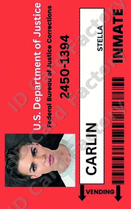 Carlin | Orange is the New Black Litchfield ID Card | ID Card Factory