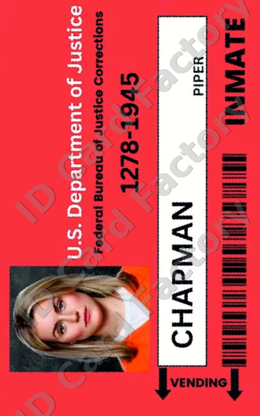 Piper Chapman | Orange is the New Black Litchfield ID Card | ID Card Factory