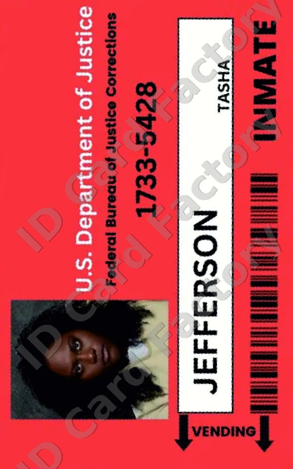 Taystee Jefferson | Orange is the New Black Litchfield ID Card | ID Card Factory