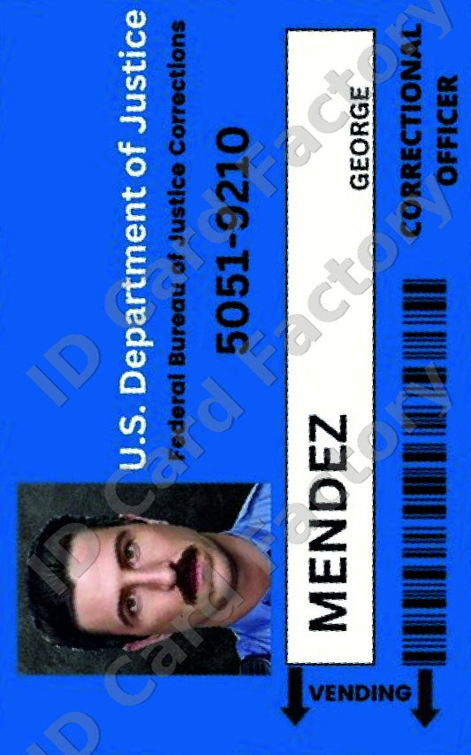 Mendez | Orange is the New Black Litchfield Staff ID Card | ID Card Factory