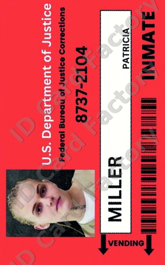 Miller | Orange is the New Black Litchfield Staff ID Card | ID Card Factory