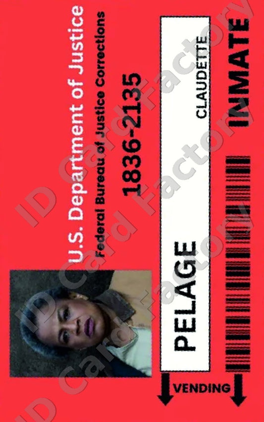 Pelage | Orange is the New Black Litchfield Staff ID Card | ID Card Factory