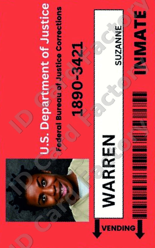 Brook Soso Warren | Orange is the New Black Litchfield ID Card | ID Card Factory