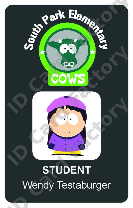 Wendy Testaburger | South Park Elementary Student ID Card | ID Card Factory
