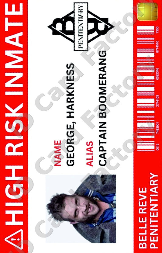 Captain Boomerang | Suicide Squad Belle Reve Inmate ID | ID Card Factory