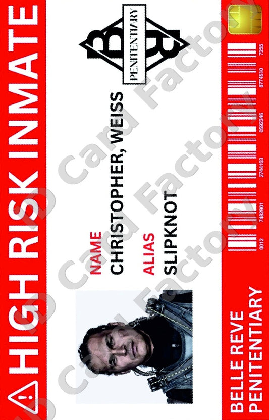 Slipknot | Suicide Squad Belle Reve Inmate ID | ID Card Factory