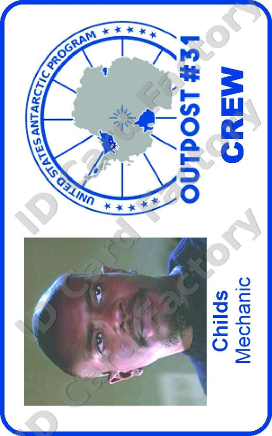 Childs | The Thing Outpost 31 Crew ID Card | ID Card Factory