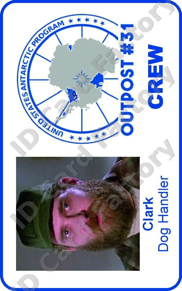 Clark | The Thing Outpost 31 Crew ID Card | ID Card Factory