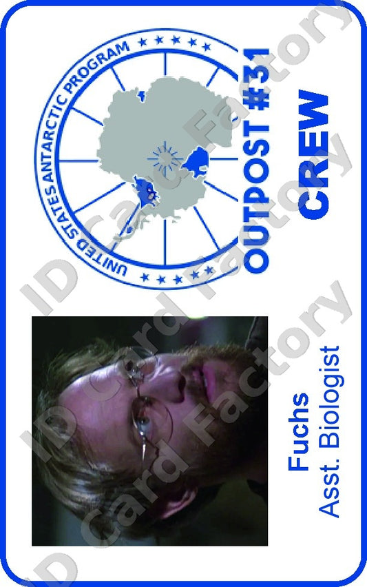 Fuchs | The Thing Outpost 31 Crew ID Card | ID Card Factory