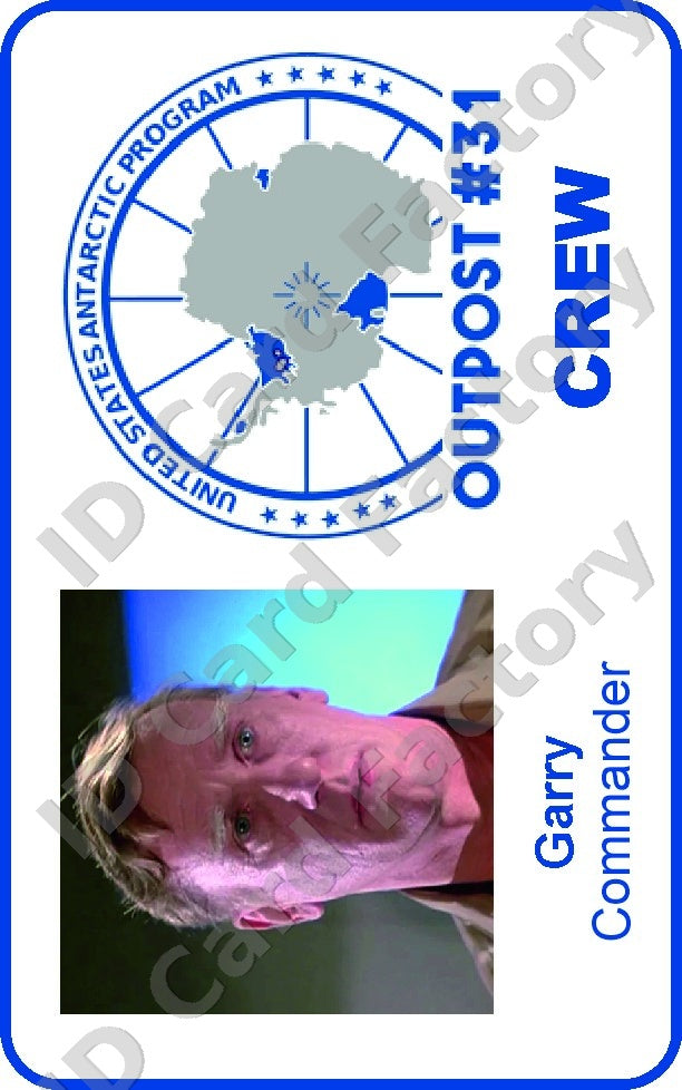 Garry | The Thing Outpost 31 Crew ID Card | ID Card Factory