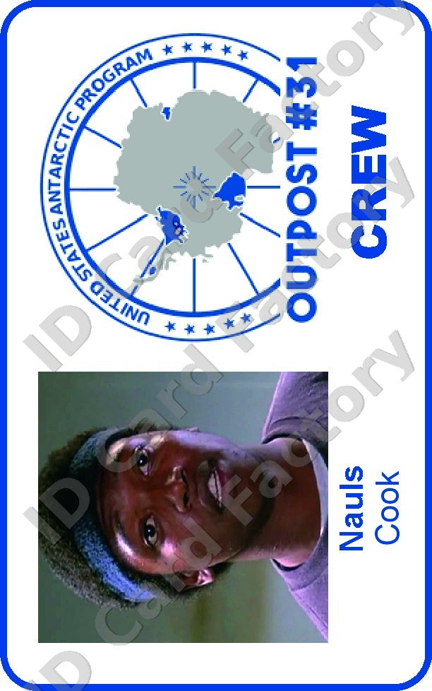 Nauls | The Thing Outpost 31 Crew ID Card | ID Card Factory
