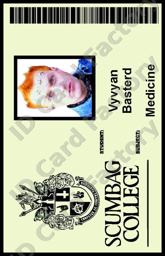 Vyvian | The Young Ones Scumbag College Student ID Card | ID Card Factory