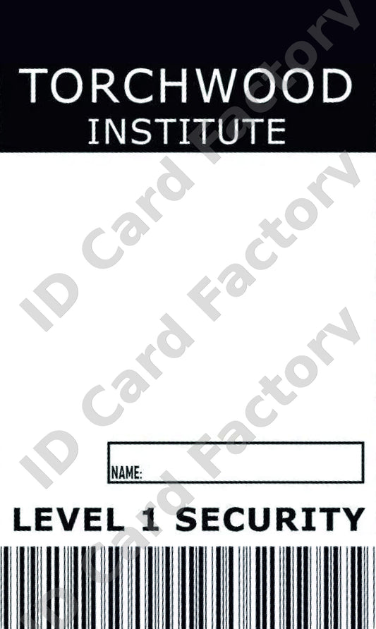 Torchwood Institute Agent ID Card | Personalised | ID Card Factory